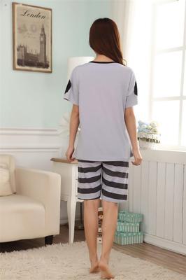 【BD193-204#廠家直銷 新款情侶時尚短袖 針織棉睡衣套裝 睡衣批發】價格,廠家,圖片,家居服、睡衣、浴袍,深圳公主琴服飾-