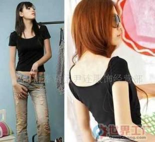 批發(fā)雙面穿大U領打底衫 時尚與實用的完美結合